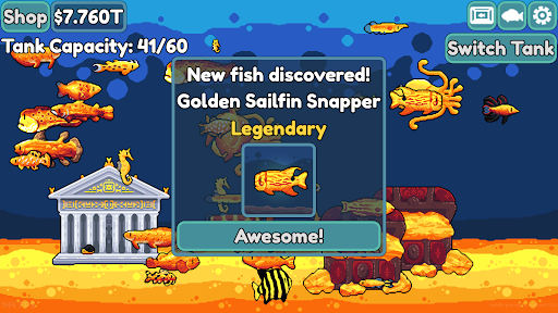 Скриншот Chillquarium — 4 Скриншот Chillquarium MOD APK — 4
