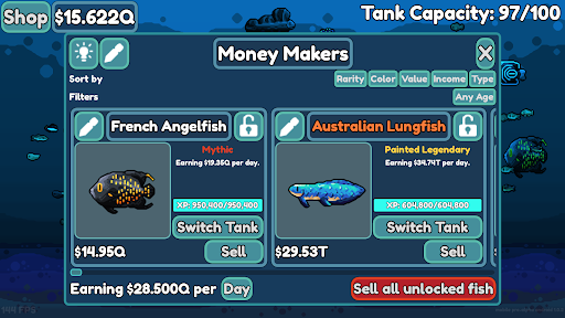 Скриншот Chillquarium — 6 Скриншот Chillquarium MOD APK — 6