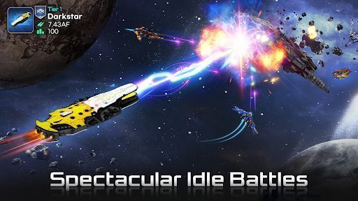 Скриншот Darkstar - Idle RPG MOD APK — 1