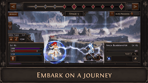 Скриншот Echoes of Creation - Auto RPG — 1 Скриншот Echoes of Creation - Auto RPG MOD APK — 1