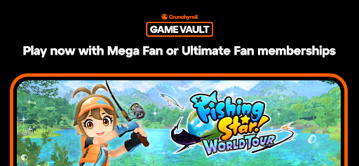 Скриншот Crunchyroll: Fishing Star WT — 1 Скриншот Crunchyroll: Fishing Star WT MOD APK — 1