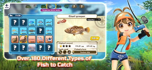 Скриншот Crunchyroll: Fishing Star WT — 3 Скриншот Crunchyroll: Fishing Star WT MOD APK — 3