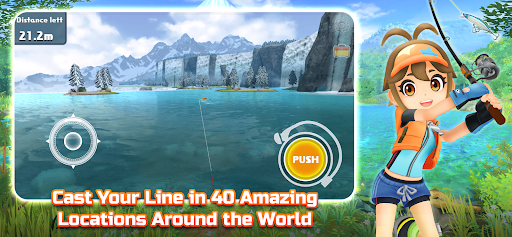 Скриншот Crunchyroll: Fishing Star WT — 4 Скриншот Crunchyroll: Fishing Star WT MOD APK — 4