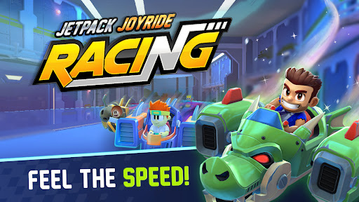 Скриншот Jetpack Joyride Racing MOD APK — 1