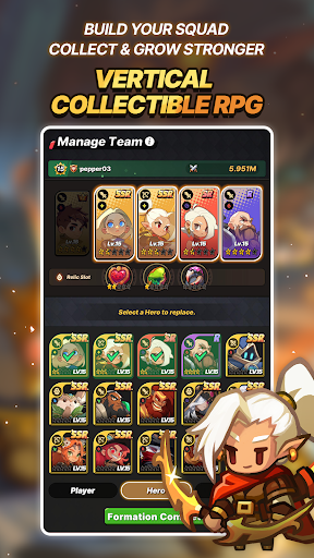 Скриншот Pepp Heroes: Relic Quest MOD APK — 1
