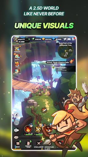 Скриншот Pepp Heroes: Relic Quest MOD APK — 2