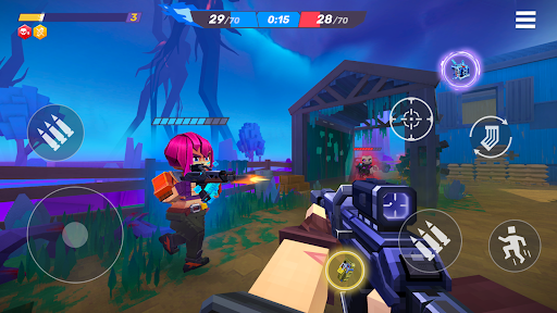Скриншот Pixel Gun 2 MOD APK — 2