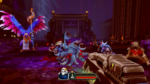 Скриншот Warhammer 40,000: Boltgun Boom — 1 Скриншот Warhammer 40,000: Boltgun Boom MOD APK — 1