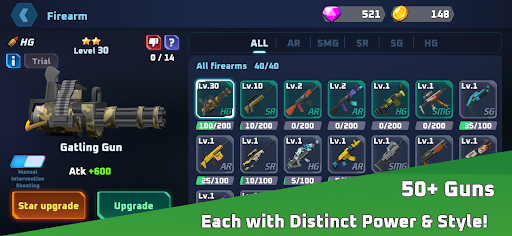 Скриншот Bulletstorm: Зомби FPS TD — 3 Скриншот Bulletstorm: Зомби FPS TD MOD APK — 3