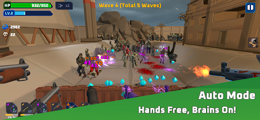 Скриншот Bulletstorm: Зомби FPS TD — 5 Скриншот Bulletstorm: Зомби FPS TD MOD APK — 5